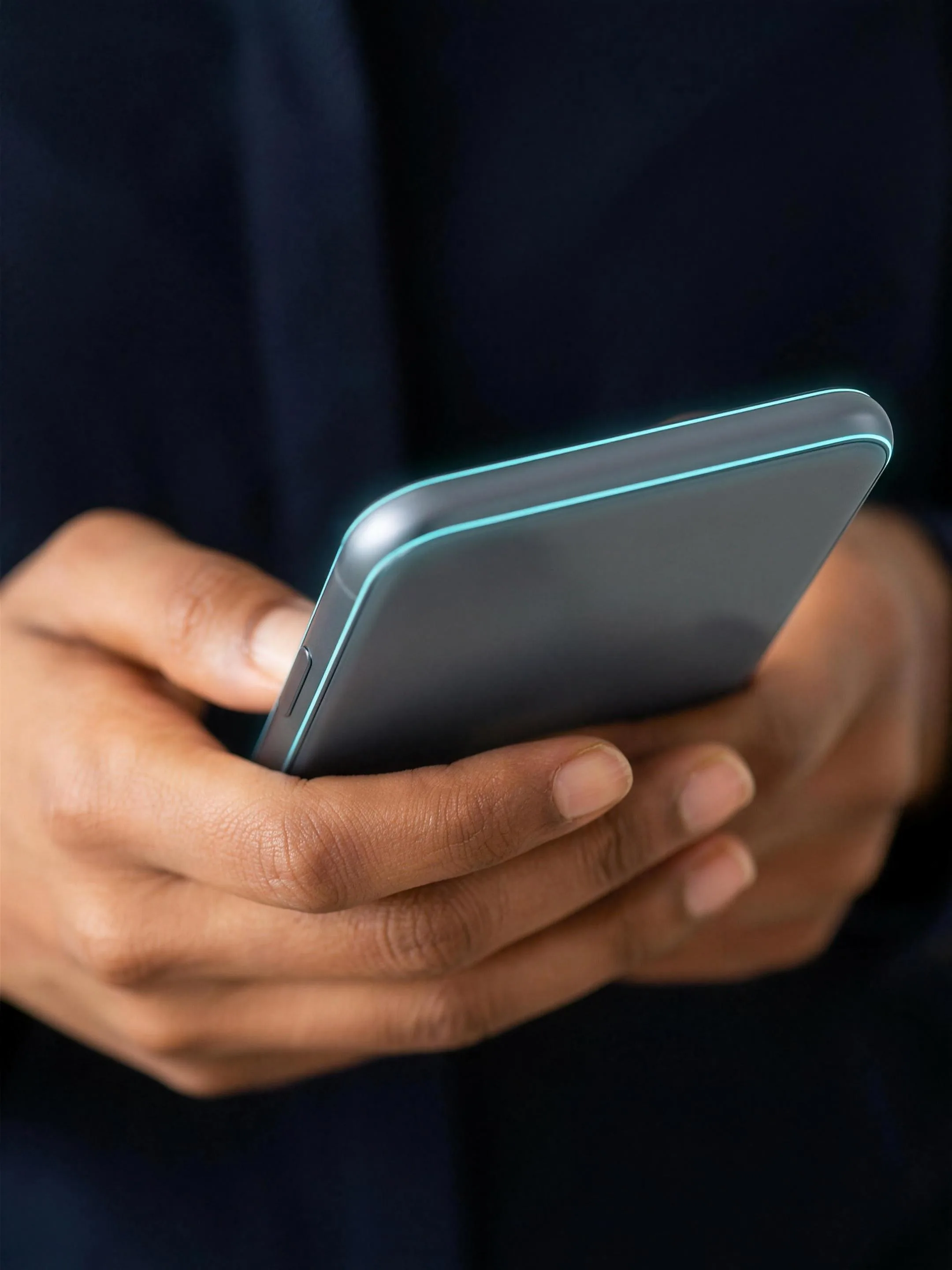 A Presto Loans customer applying on their phone